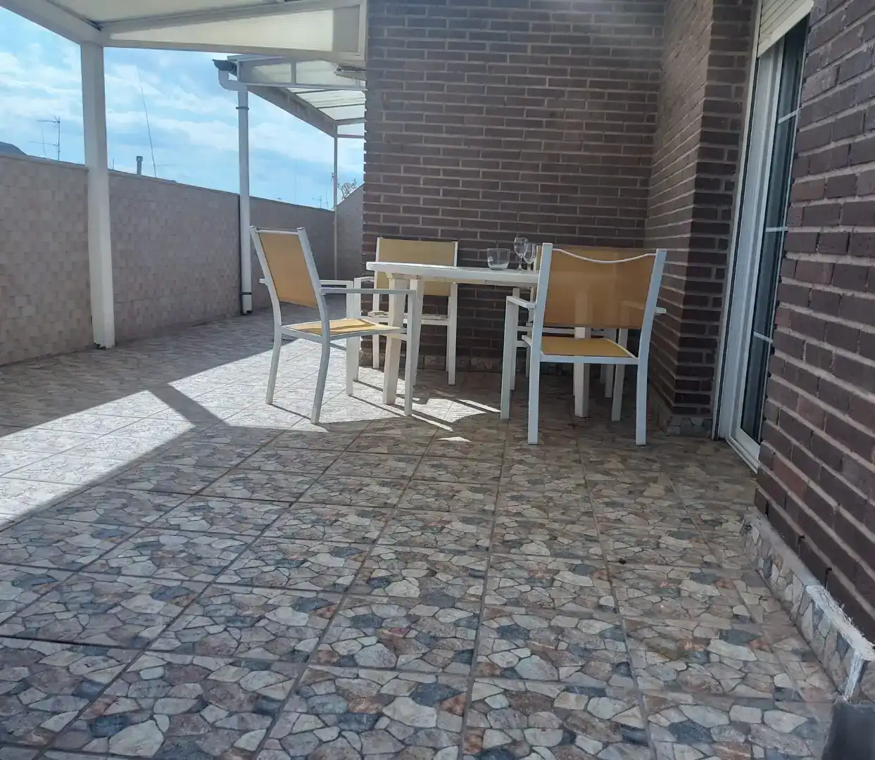 Terraza de Ático de alquiler en Petrer con Aire acondicionado, Amueblado y Horno