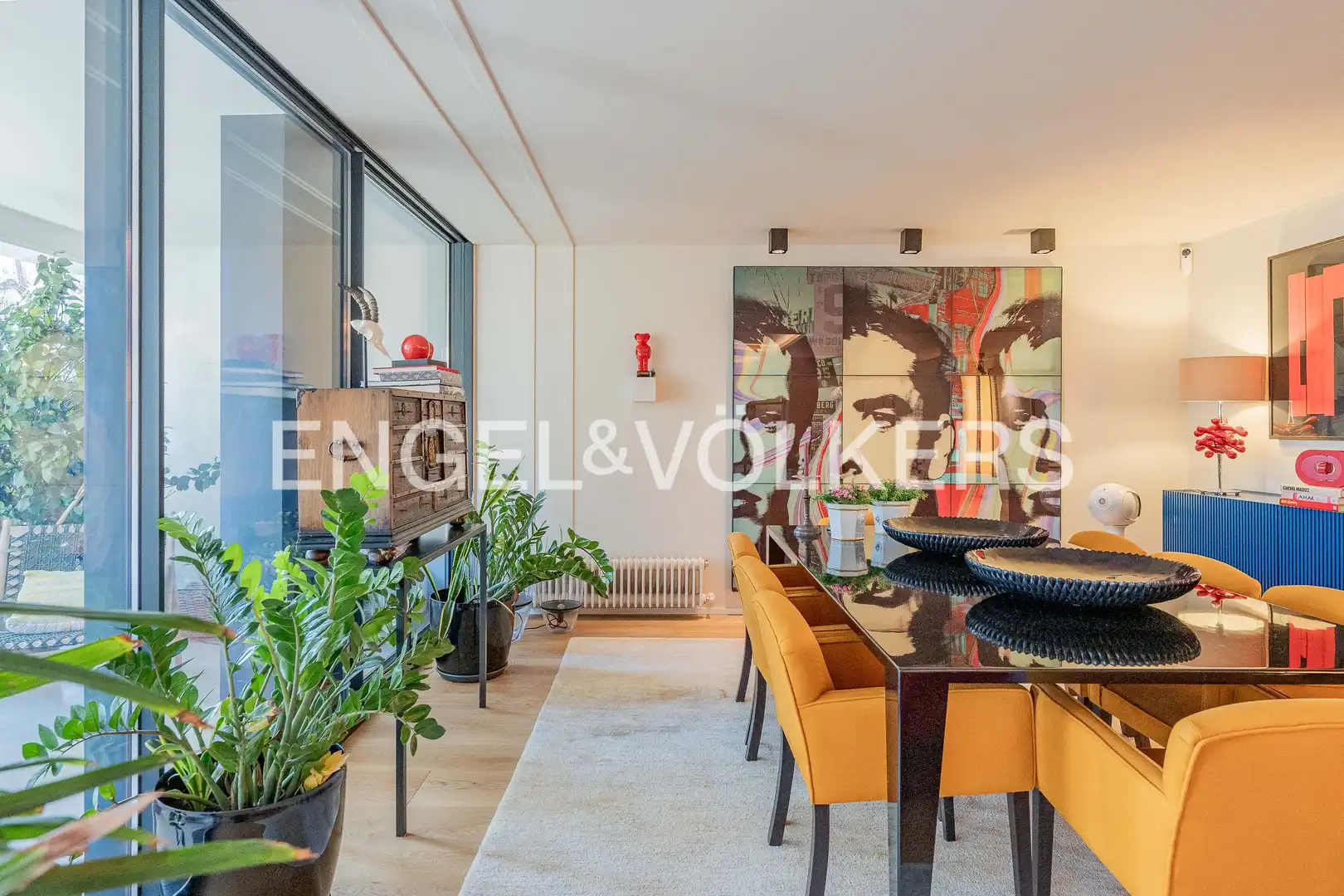 Esszimmer von Wohnung zum Verkauf in Madrid mit Klimaanlage, Heizung und Privatgarten