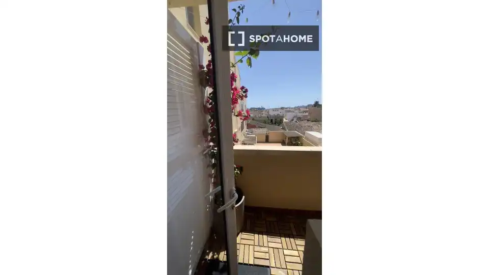 Terrasse von Wohnung zur untervermieten in  Palma de Mallorca mit Klimaanlage, Terrasse und Möbliert