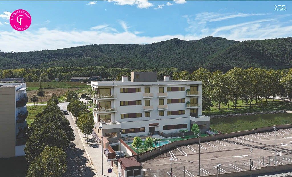 Vista exterior de Piso en venta en Girona Capital con Aire acondicionado, Terraza y Trastero