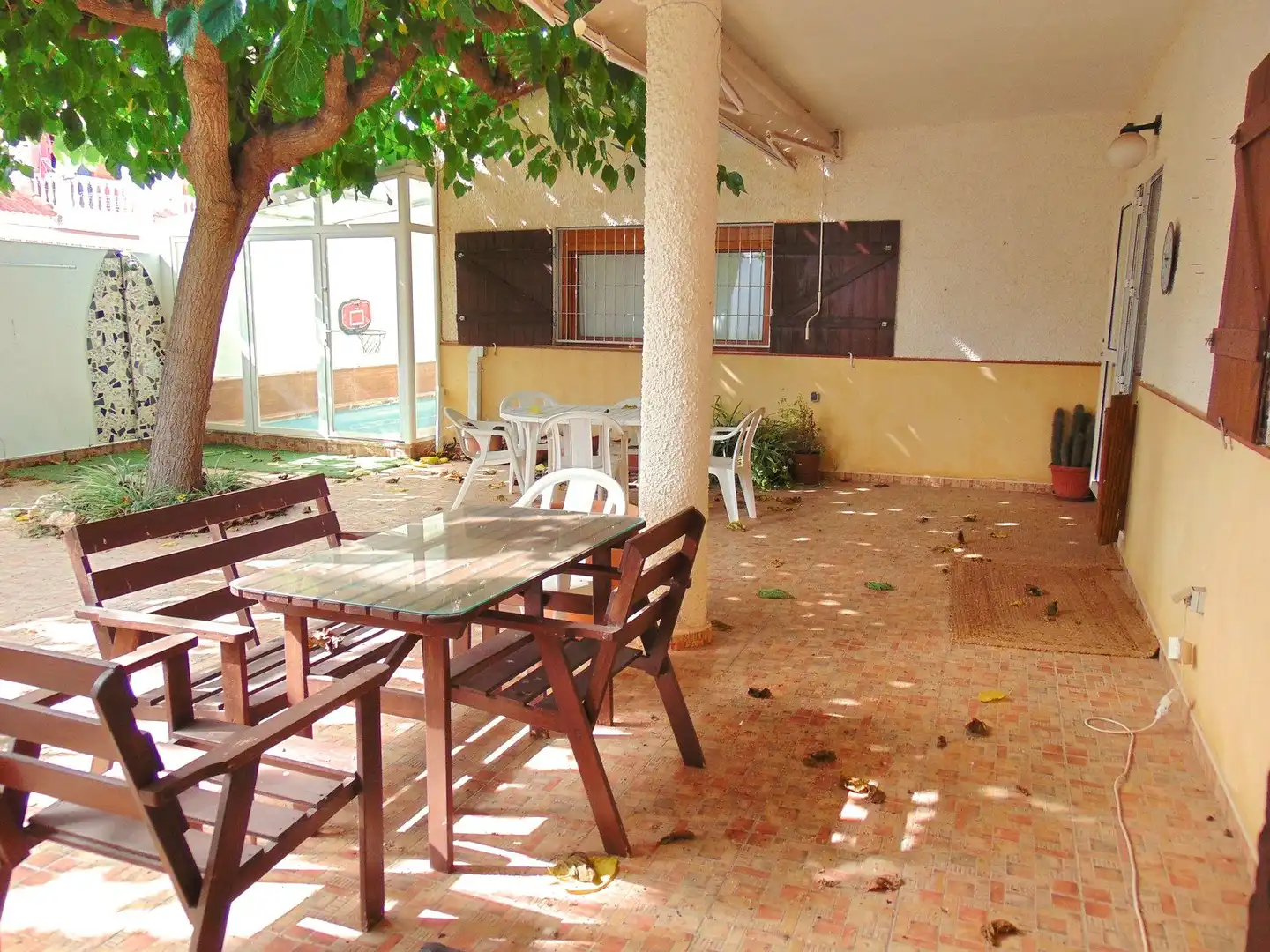 Terrassa de Casa adosada en venda en San Pedro del Pinatar amb Aire condicionat, Calefacció i Jardí privat