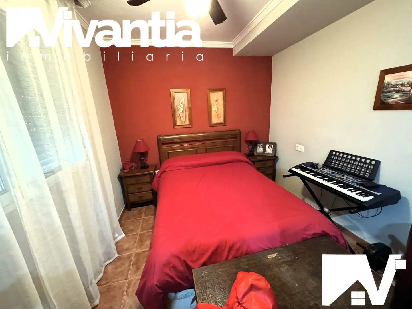 Schlafzimmer von Dachboden zum Verkauf in Lorca mit Terrasse und Möbliert