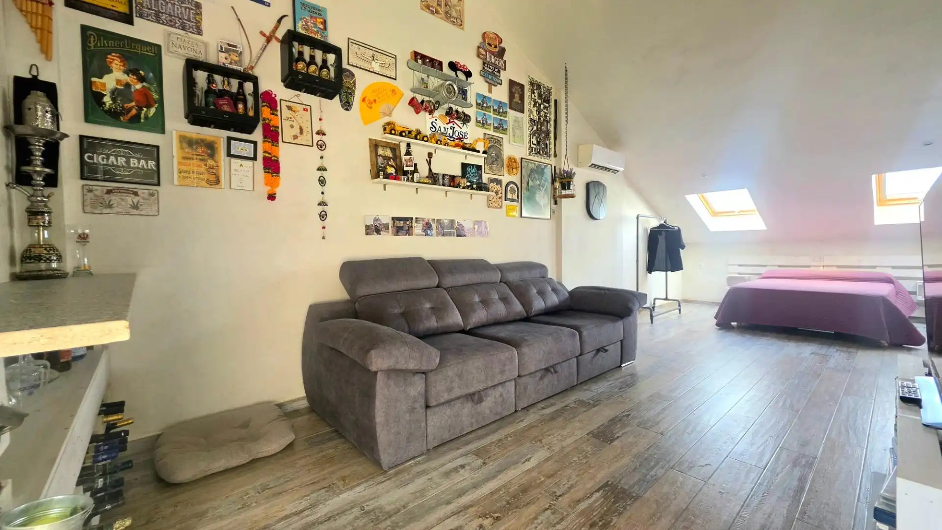 Living room of Attic for sale in San Javier  with Air Conditioner, Private garden and Terrace