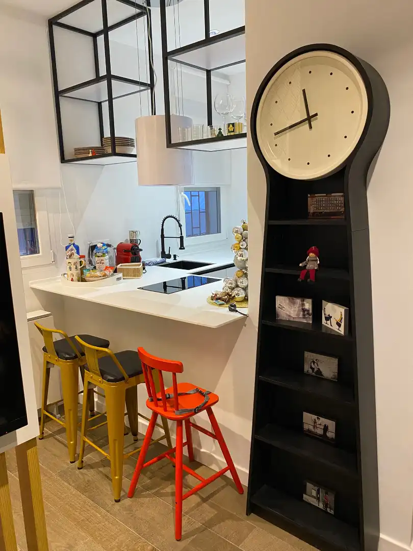 Küche von Wohnung zur Miete in Madrid mit Klimaanlage, Heizung und Möbliert