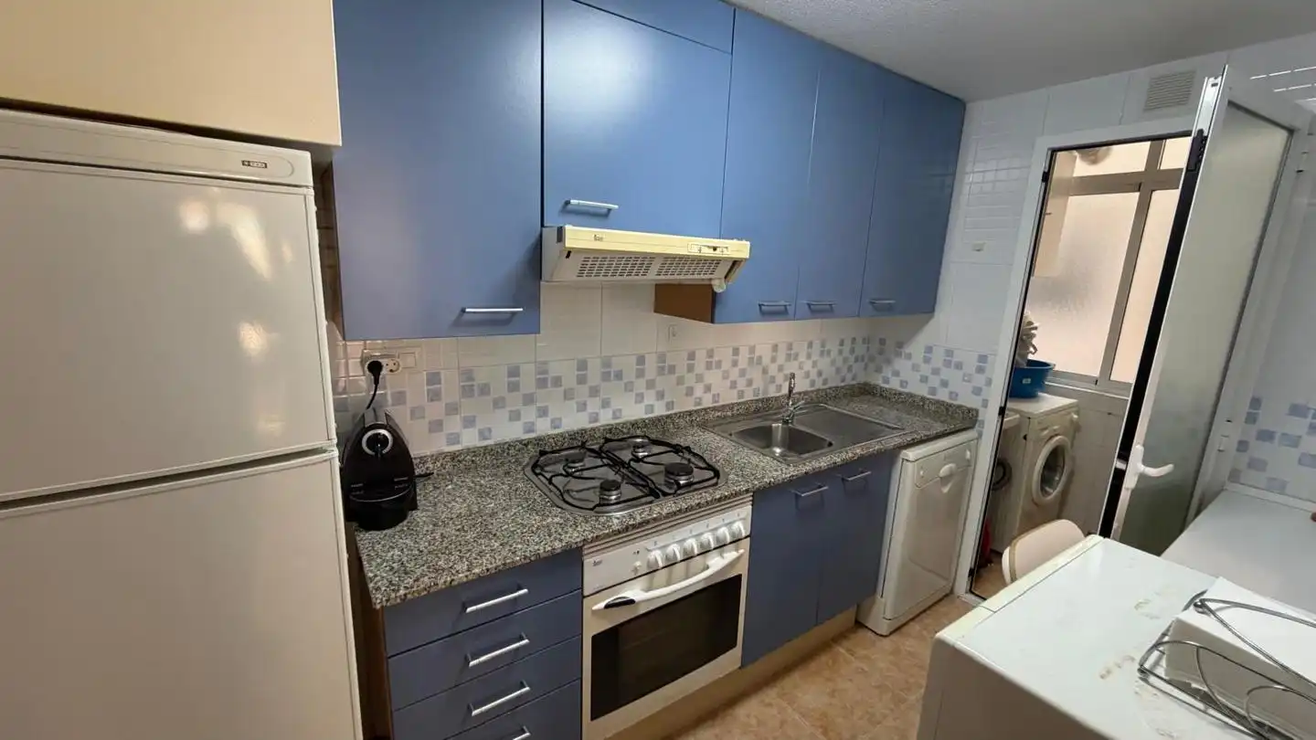 Cocina de Apartamento en venta en La Manga del Mar Menor con Aire acondicionado, Terraza y Trastero