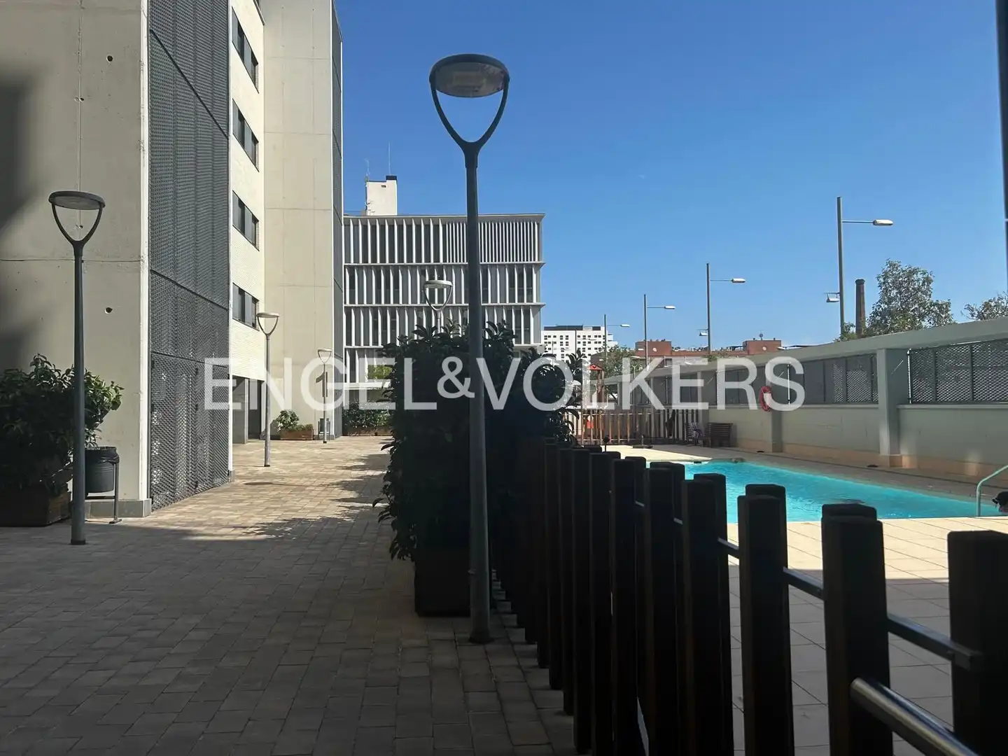 Terrasse von Wohnung zur Miete in Badalona mit Klimaanlage, Heizung und Parkett