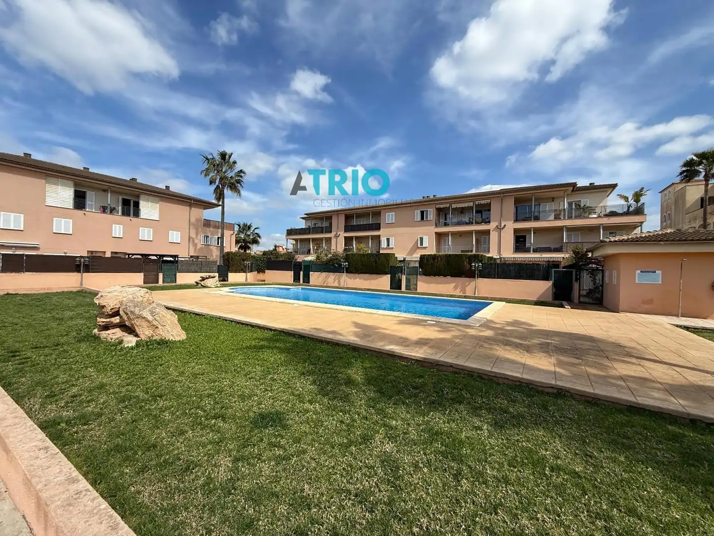 Swimming pool of Duplexes for sale in Llucmajor  with Air Conditioner, Heating and Terrace