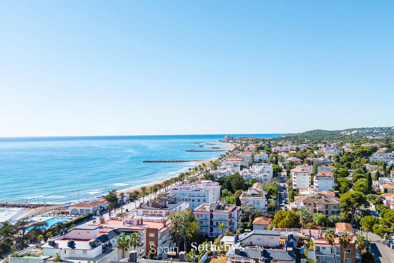 Vista exterior de Apartament en venda en Sitges amb Aire condicionat, Calefacció i Terrassa