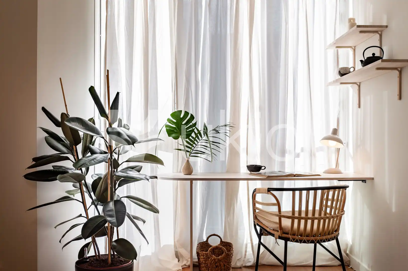 Comedor de Apartamento de alquiler en Madrid con Calefacción, Terraza y Amueblado