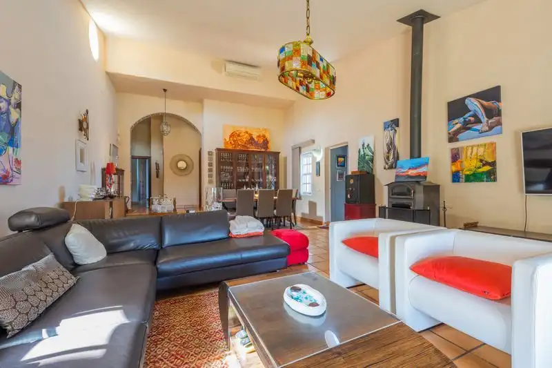 Sala de estar de Casa o chalet en venta en Arafo con Aire acondicionado, Jardín privado y Piscina