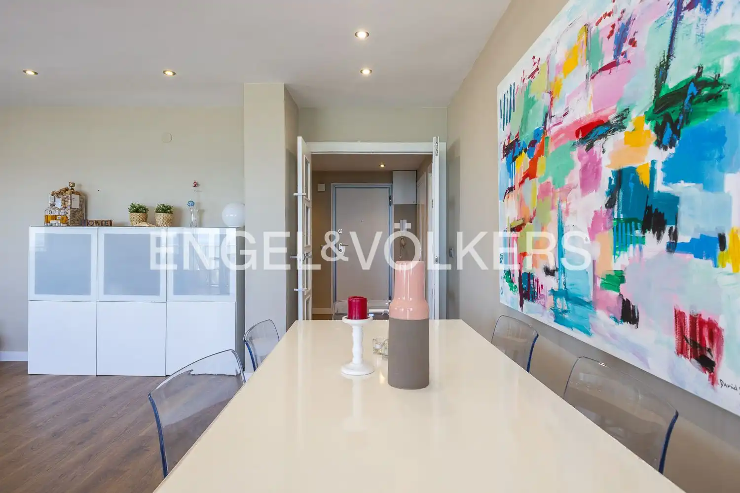 Dining room of Flat for rent in Cullera  with Heating, Terrace and Swimming Pool