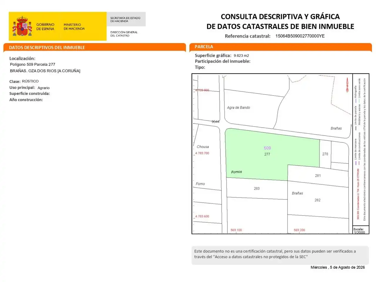 Vista exterior de Casa o xalet en venda en Oza dos Ríos
