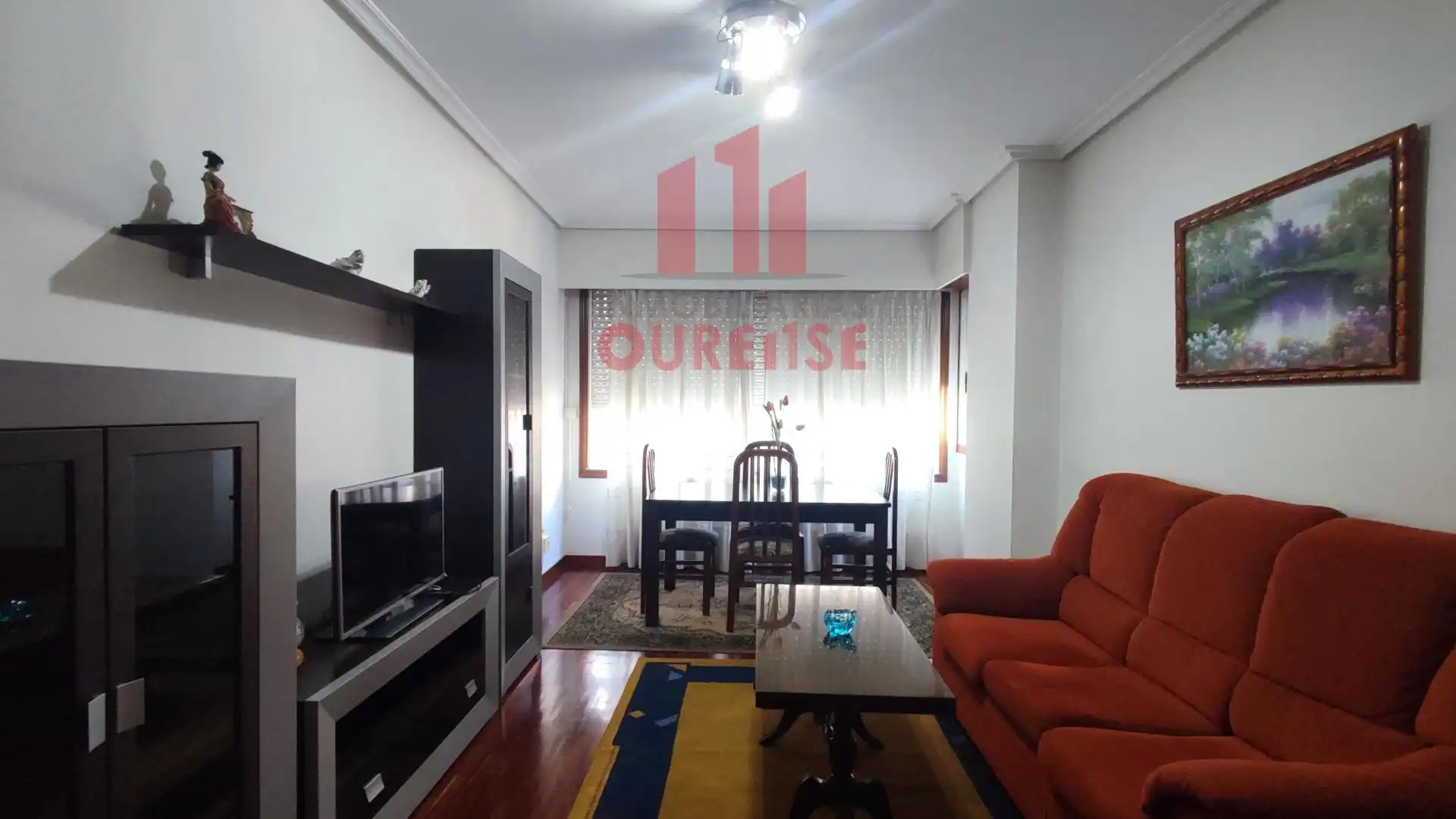 Sala de estar de Piso de alquiler en Ourense Capital  con Trastero y Amueblado