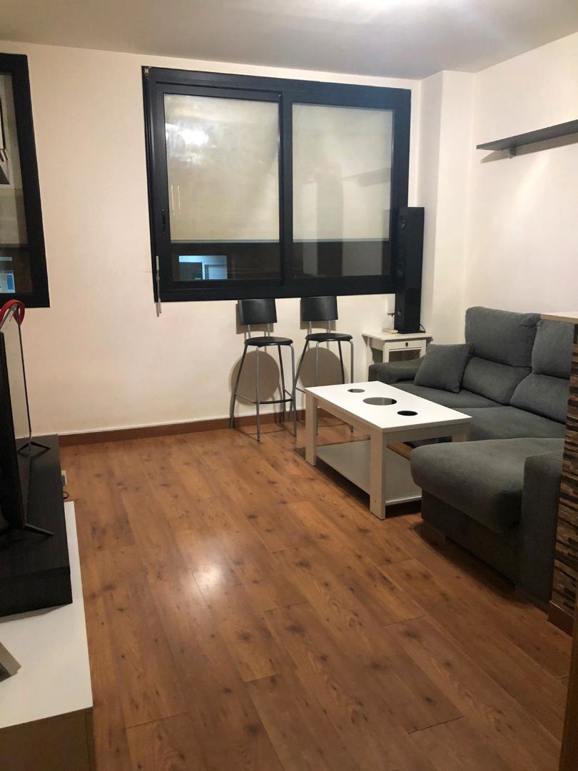 Living room of Apartment for sale in Mataró  with Air Conditioner, Parquet flooring and Terrace