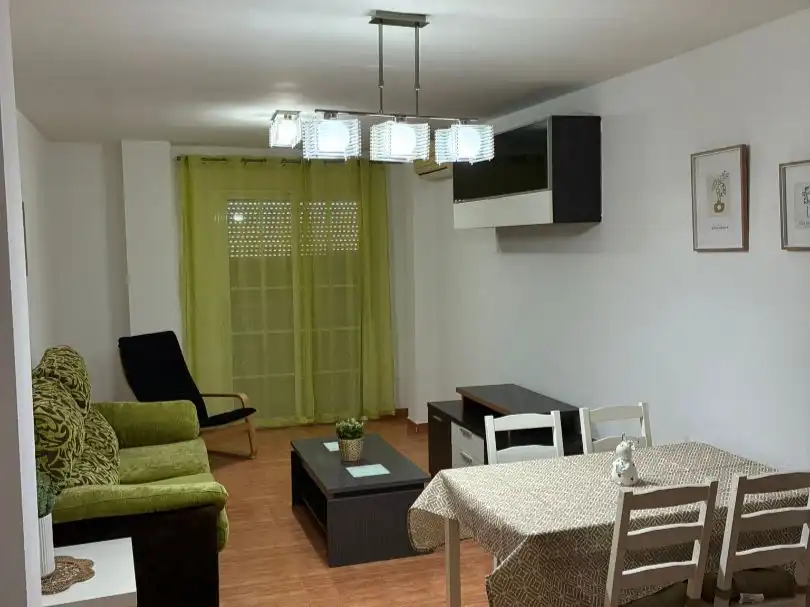 Sala de estar de Piso en venta en Roquetas de Mar con Amueblado, Horno y Lavadora