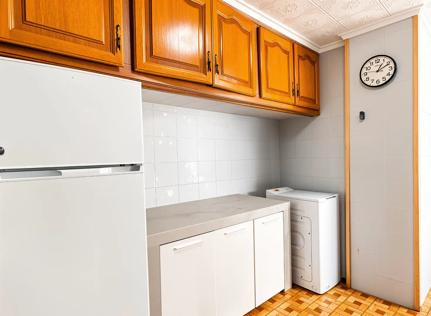 Küche von Wohnung zum Verkauf in Alicante / Alacant mit Klimaanlage, Möbliert und Waschmaschine
