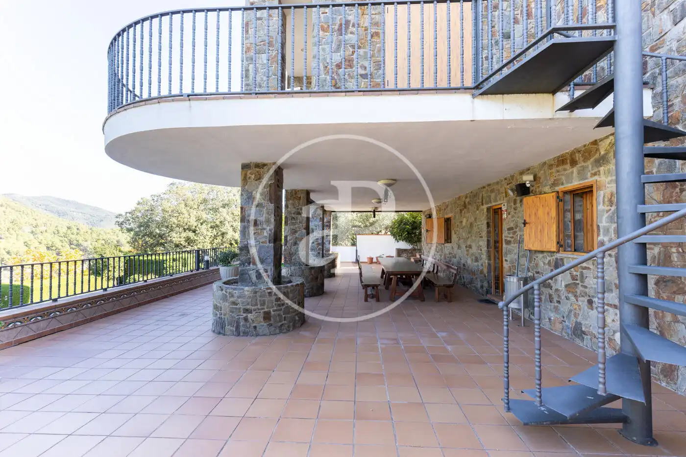 Terrassa de Casa o xalet en venda en Castellar del Vallès amb Aire condicionat, Calefacció i Jardí privat