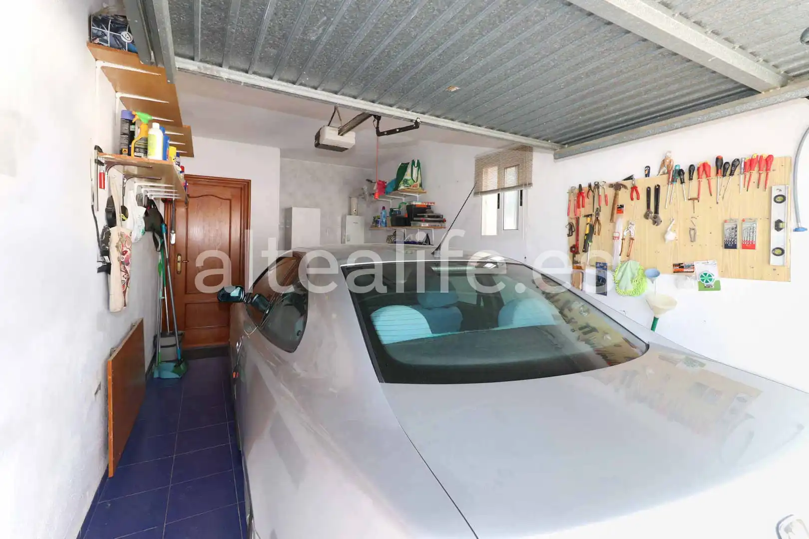 Parking of Houses for sale in L'Alfàs del Pi  with Air Conditioner, Private garden and Terrace