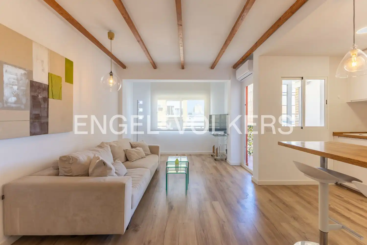 Sala d'estar de Pis de lloguer en L'Olivereta