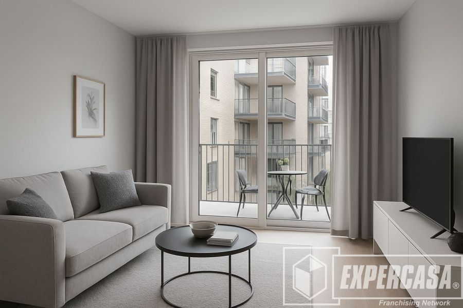 Living room of Flat for sale in  Valencia Capital  with Air Conditioner, Heating and Terrace