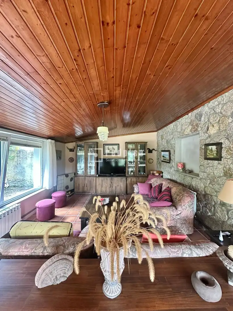 Sala d'estar de Casa o xalet en venda en Culleredo