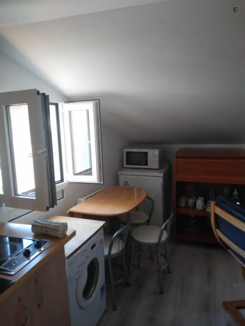 Küche von Wohnung zur Miete in Madrid mit Klimaanlage, Möbliert und Waschmaschine