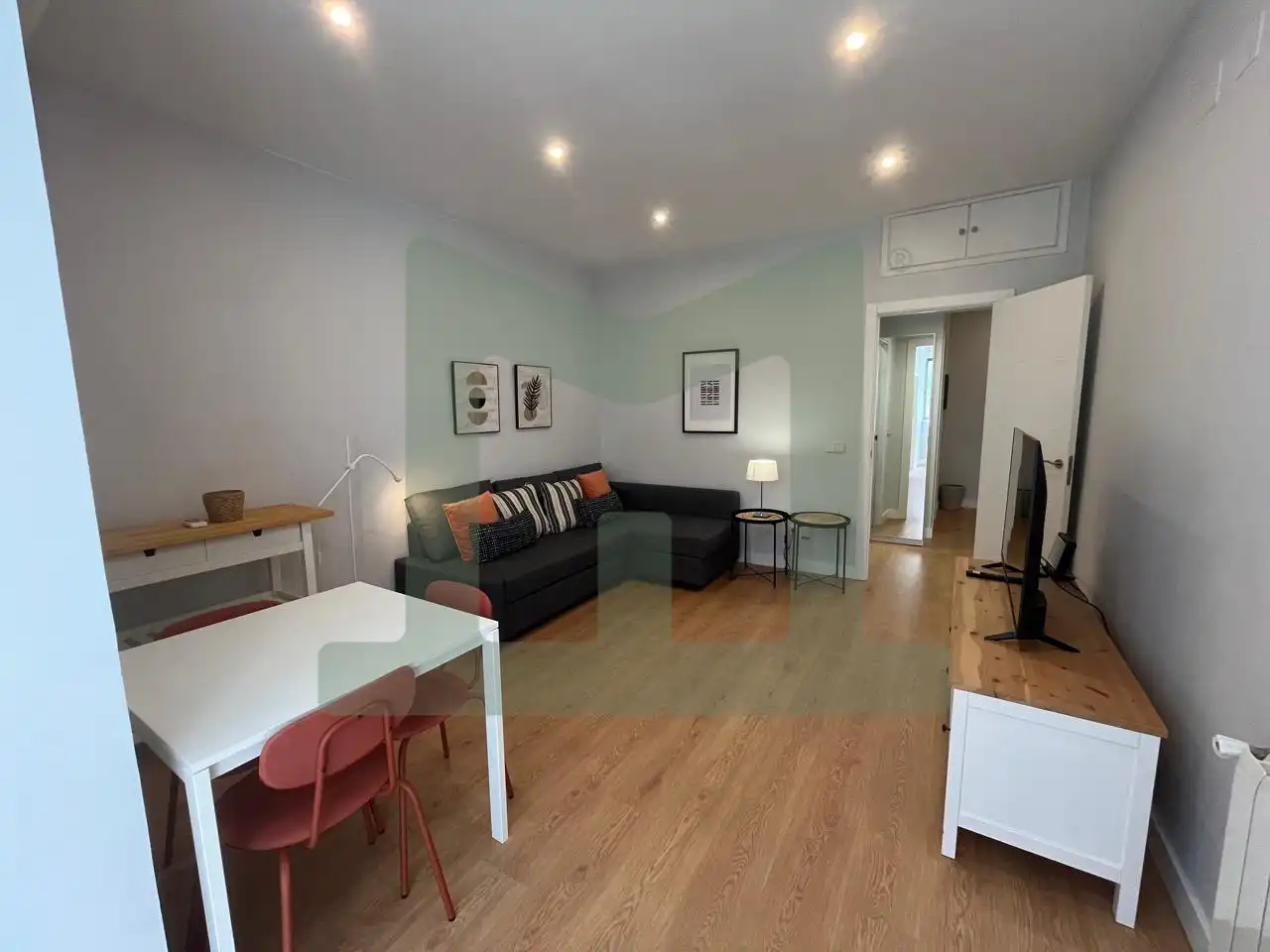 Sala de estar de Piso de alquiler en Madrid con Aire acondicionado y Amueblado