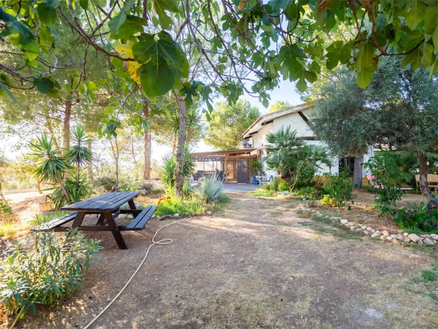 Jardí de Finca rústica en venda en Alhama de Granada amb Aire condicionat i Piscina