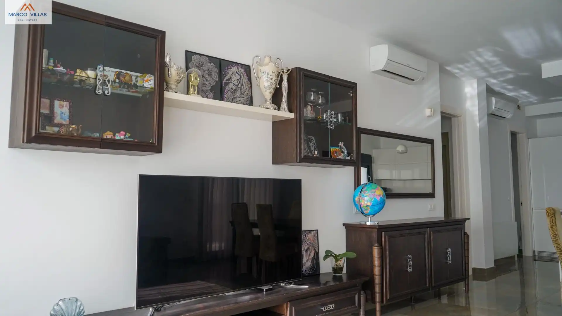 Sala de estar de Casa o chalet en venta en San Fulgencio con Aire acondicionado, Jardín privado y Piscina