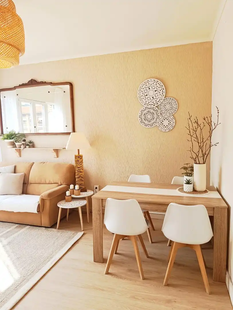 Dining room of Flat for sale in Langreo  with Heating, Storage room and Furnished