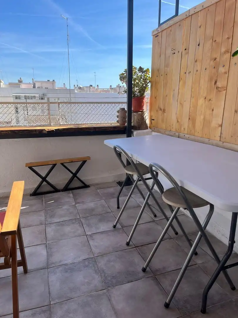 Terraza de Piso de alquiler en Mislata con Aire acondicionado, Terraza y Amueblado