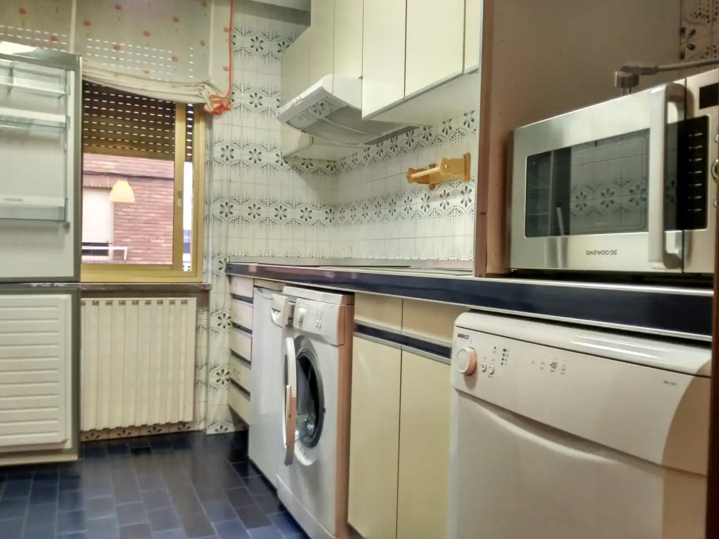Cocina de Piso de alquiler en Zaragoza con Aire acondicionado, Calefacción y Parquet