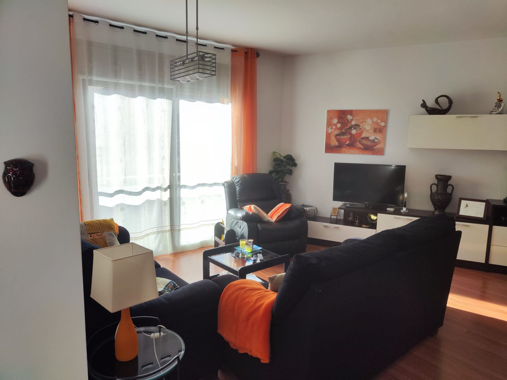 Sala d'estar de Pis en venda en Llagostera amb Aire condicionat, Calefacció i Terrassa