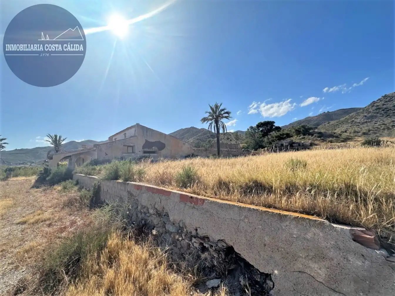 Vista exterior de Finca rústica en venda en Águilas amb Jardí privat, Terrassa i Traster