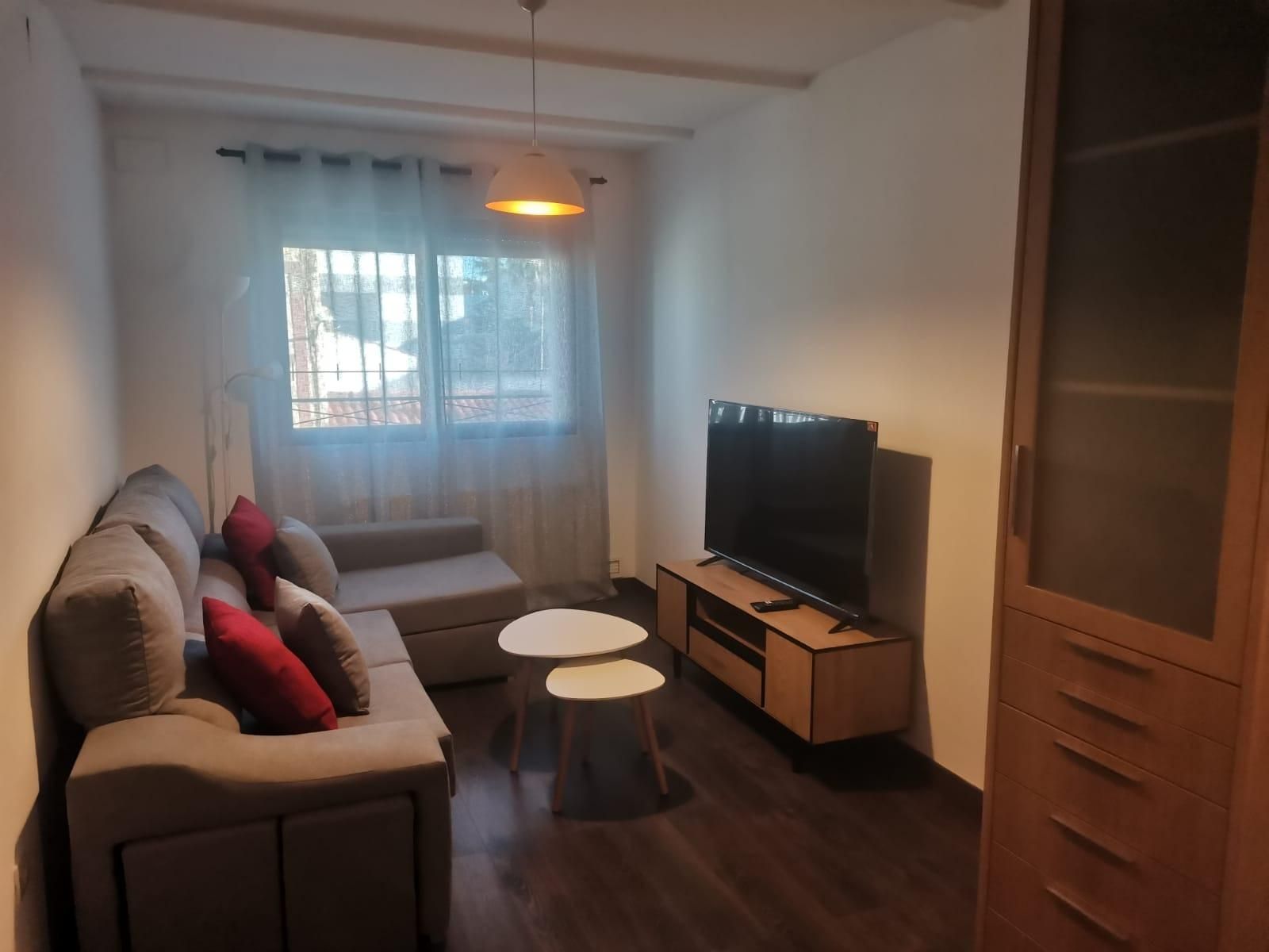 Sala de estar de Apartamento de alquiler en Badajoz Capital con Aire acondicionado y Amueblado