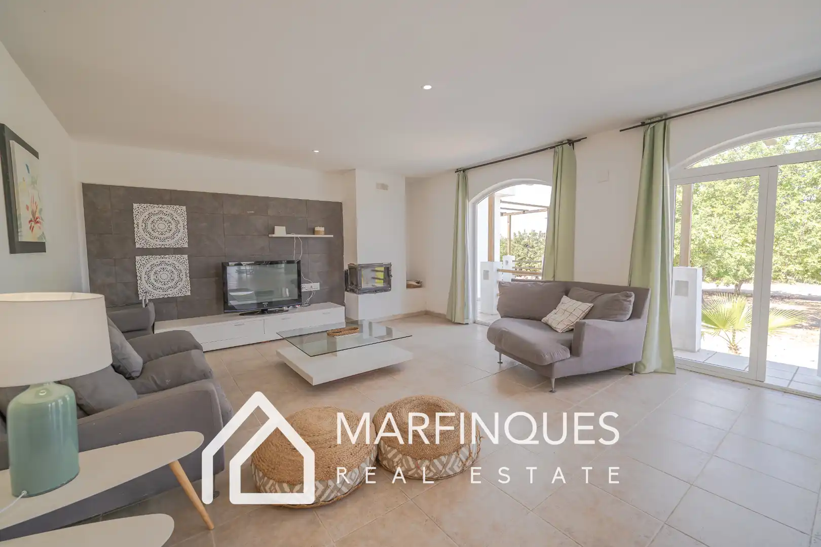 Sala de estar de Casa o chalet en venta en Càlig con Aire acondicionado, Calefacción y Jardín privado