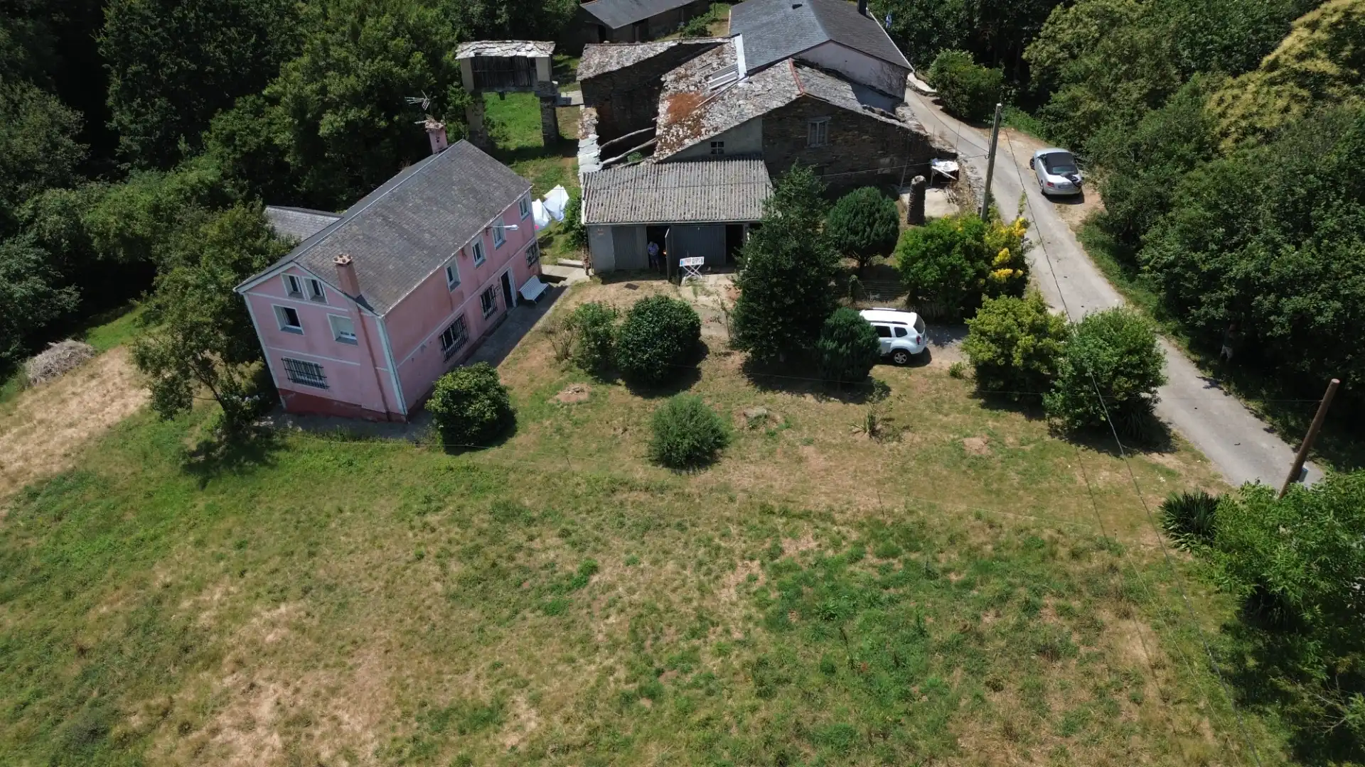 Country house zum Verkauf in Trabada mit Heizung, Privatgarten und Terrasse