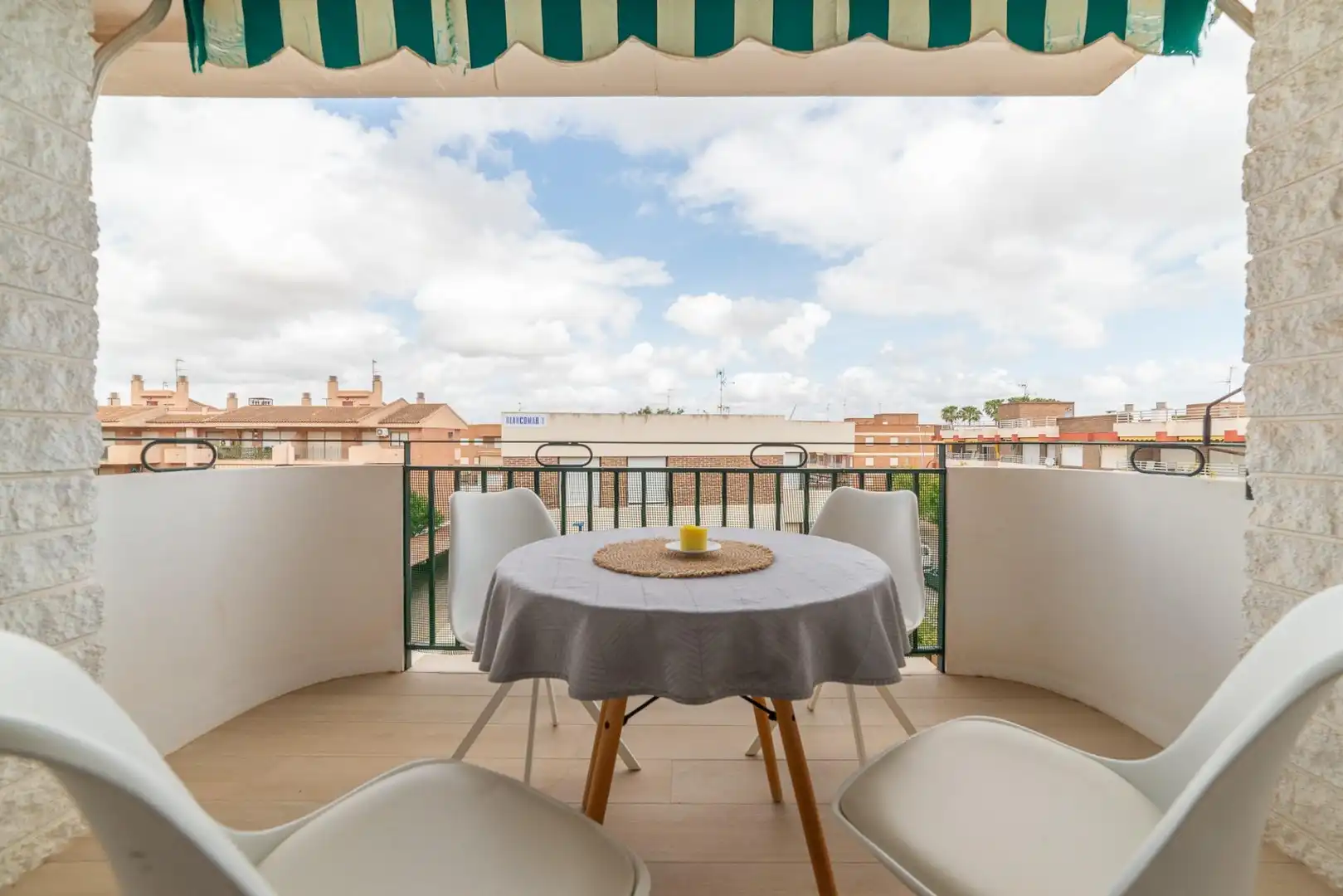 Terrasse von Wohnung zum Verkauf in San Javier mit Klimaanlage, Terrasse und Abstellraum