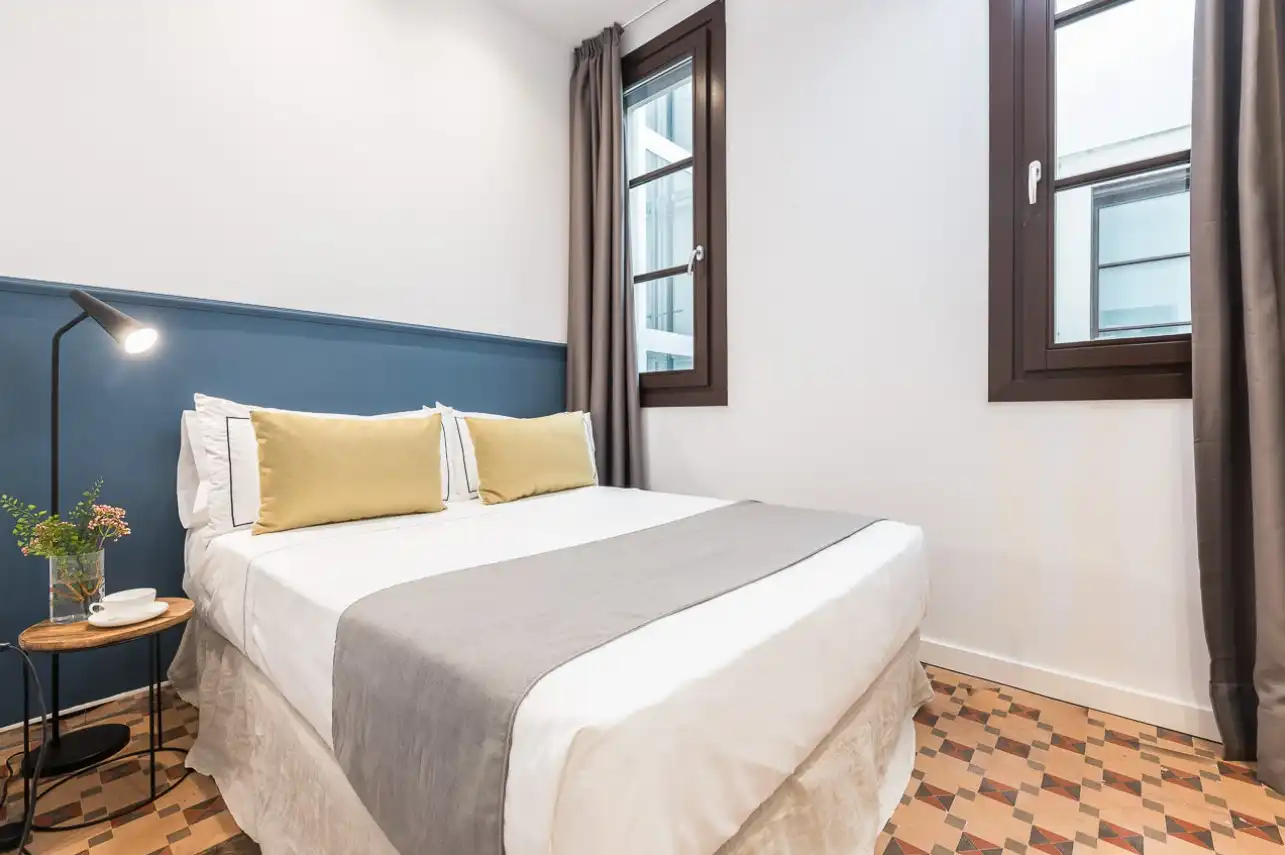 Bedroom of Apartments for rent in Barcelona  with Air Conditioner, Heating and Furnished