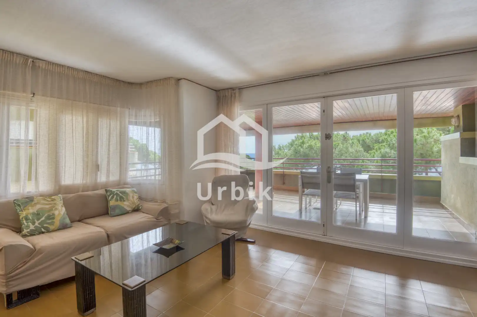 Wohnzimmer von Wohnung zum Verkauf in Castell d'Aro, Platja d'Aro i s'Agaró mit Terrasse, Möbliert und Balkon