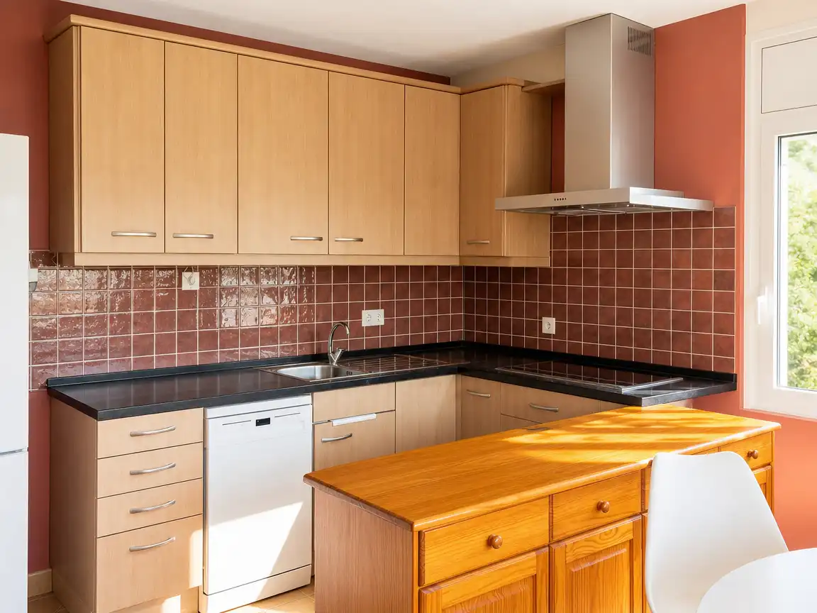 Cocina de Piso en venta en Empuriabrava con Terraza, Amueblado y Horno
