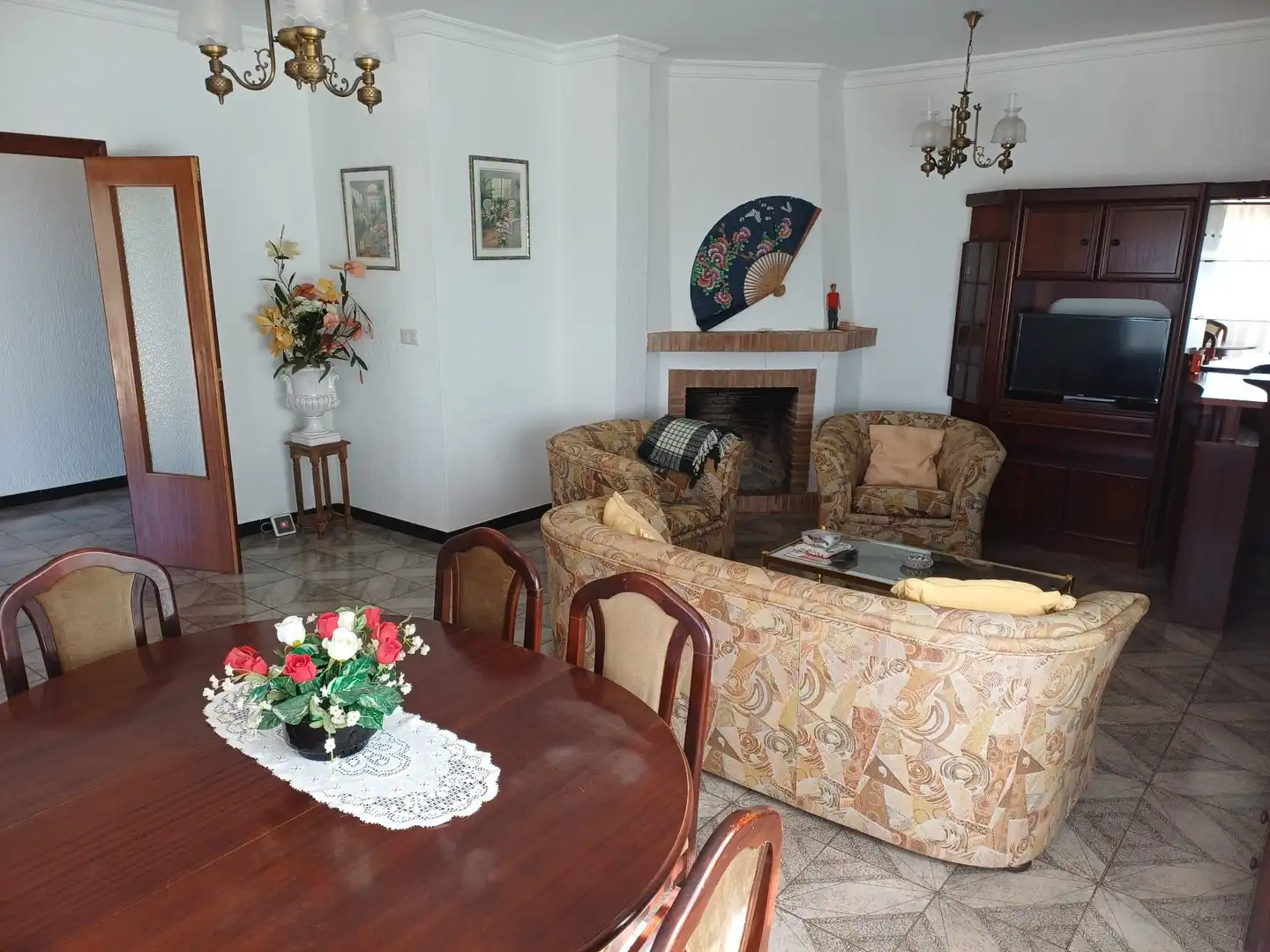 Sala de estar de Finca rústica en venta en Isla Cristina con Jardín privado