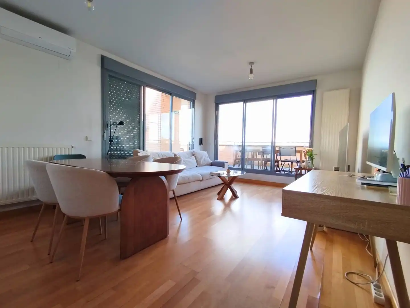 Sala de estar de Ático en venta en Madrid con Aire acondicionado, Calefacción y Parquet