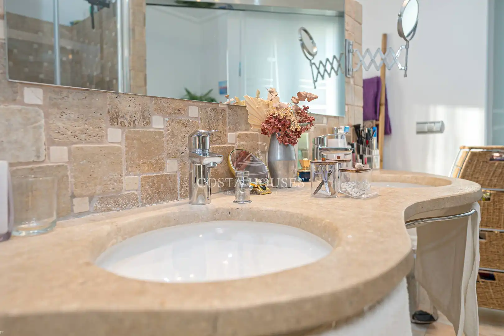 Bathroom of Houses for sale in Jávea / Xàbia  with Air Conditioner, Heating and Terrace