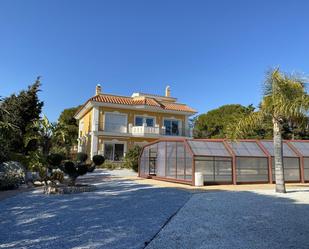 Exterior view of House or chalet for sale in L'Ametlla de Mar   with Air Conditioner, Terrace and Swimming Pool