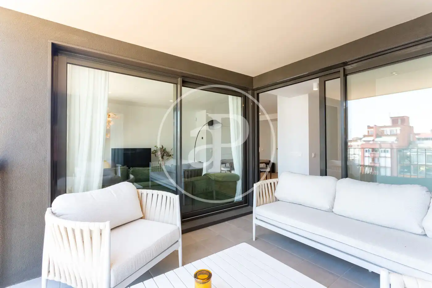 Terraza de Ático de alquiler en Barcelona con Aire acondicionado, Calefacción y Terraza
