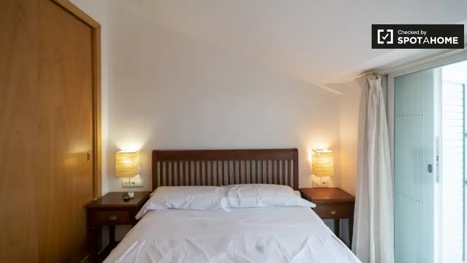 Schlafzimmer von Wohnung zur Miete in Sagunto / Sagunt mit Klimaanlage, Heizung und Möbliert