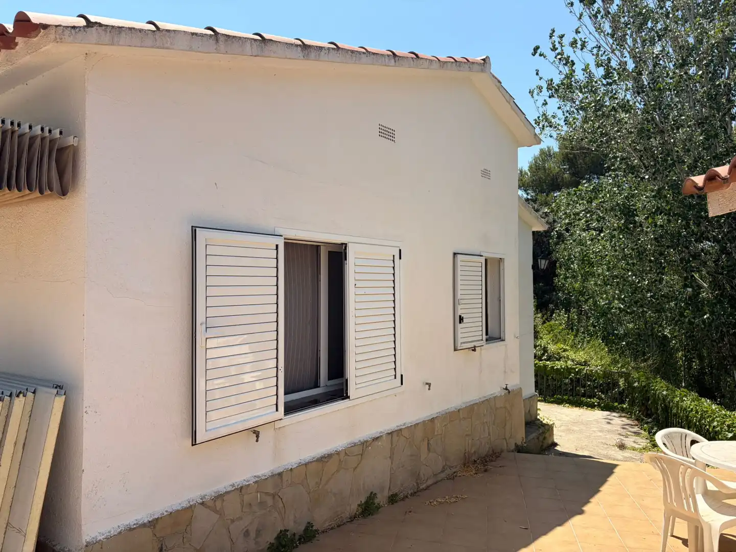 Vista exterior de Casa o chalet en venta en La Pobla de Montornès   con Aire acondicionado, Calefacción y Jardín privado