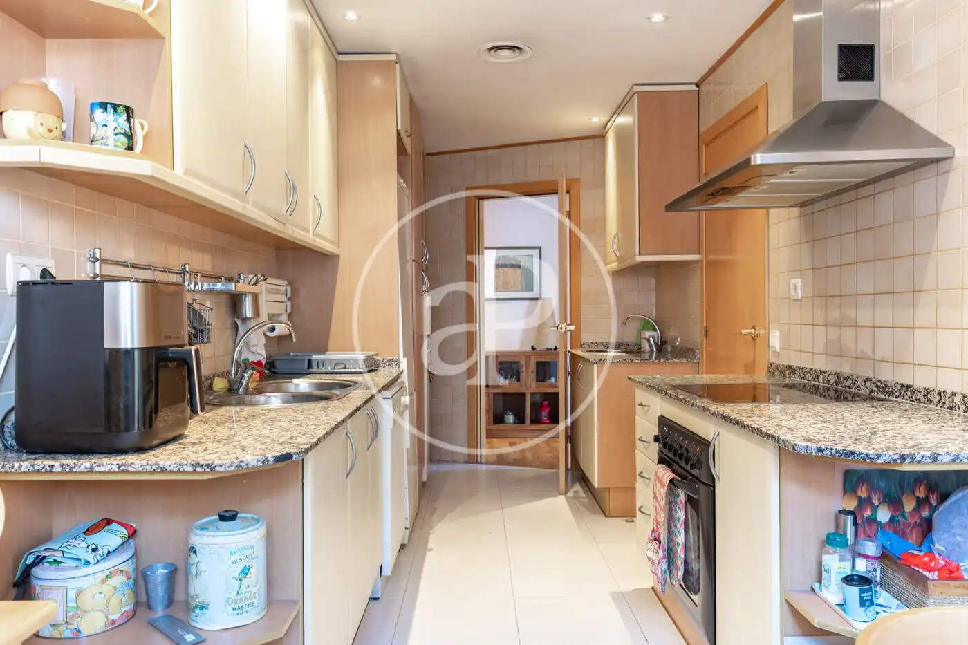 Kitchen of Flat for sale in Sant Cugat del Vallès  with Air Conditioner, Heating and Terrace