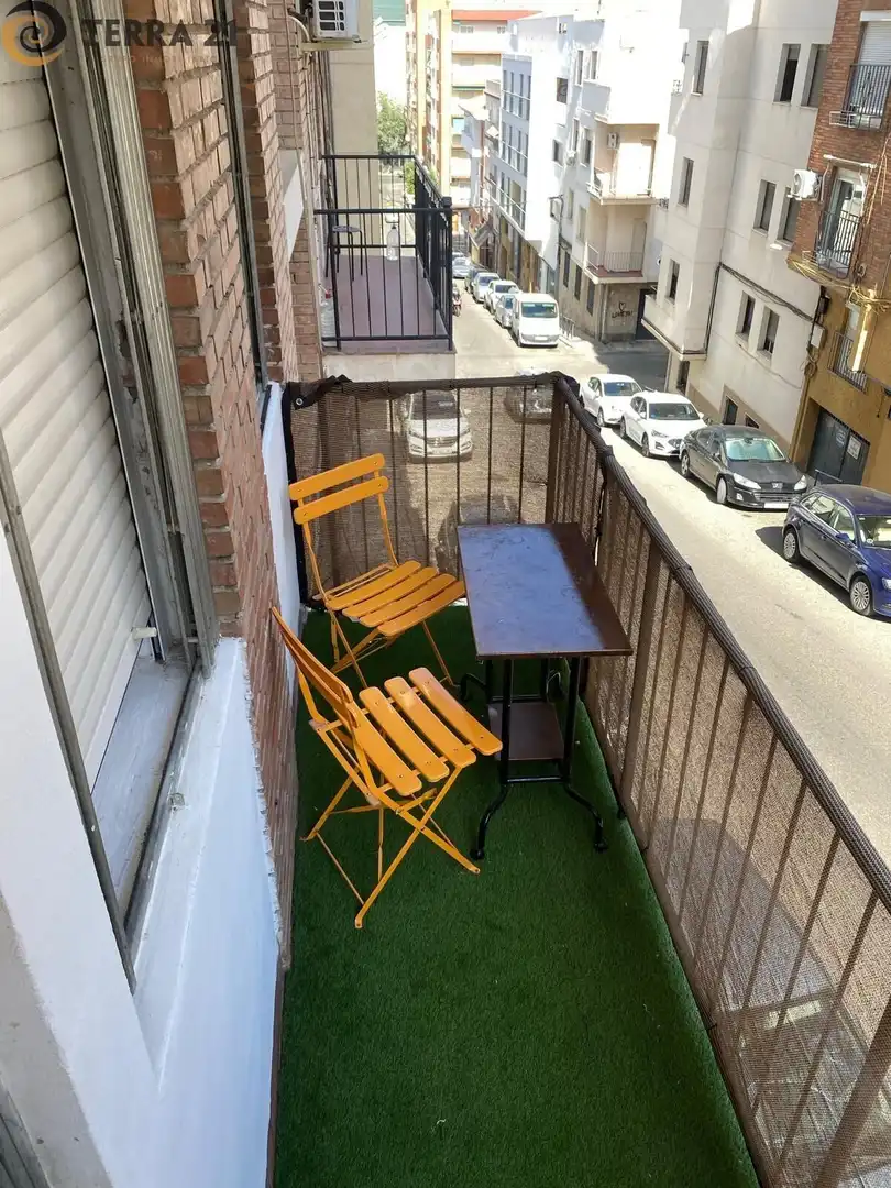 Terraza de Piso de alquiler en Jaén con Terraza, Amueblado y Balcón